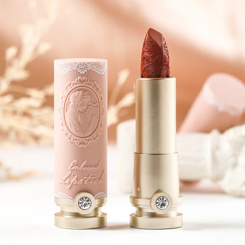 Embossed Matte Lipstick.