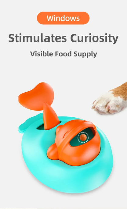 Interactive Dog Toy Snack Launcher Funny Training Feeding Tool for Small Medium Pet Puppy Slow Feeder Cat Puzzle Treat Dispenser