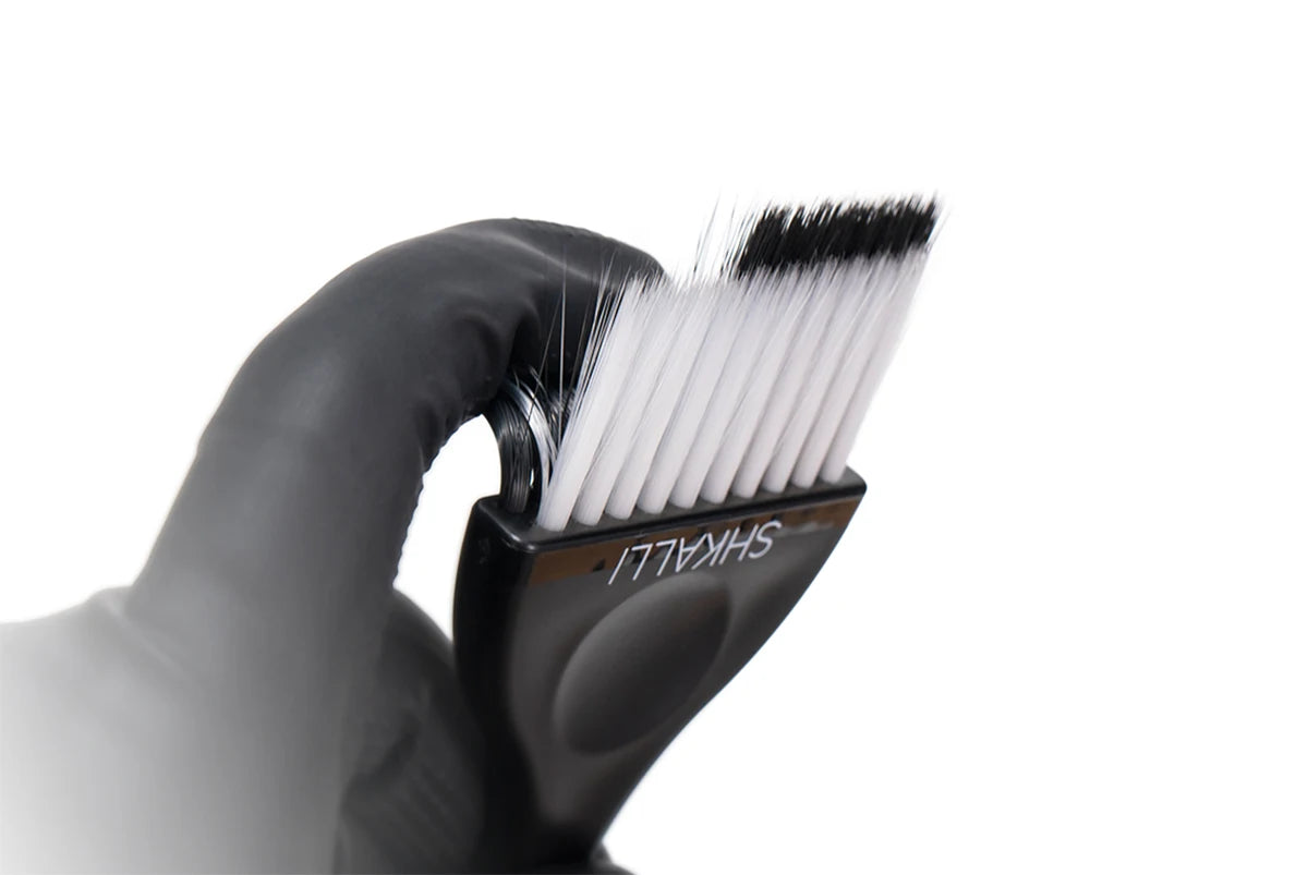 Professional Hair Tinting Brush Home Salon Hairdresser Hair Dyeing Brush Coloured Soft Bristles Balayage Brush Hair Tinting Tool