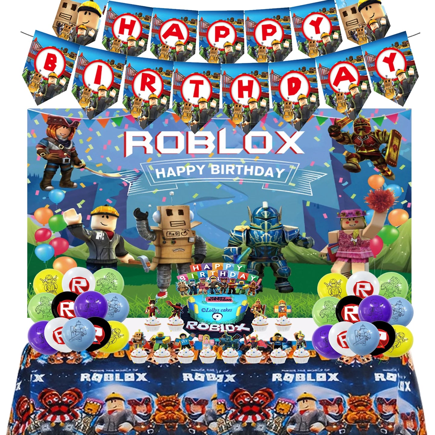 Roblox Party Decor Set 1