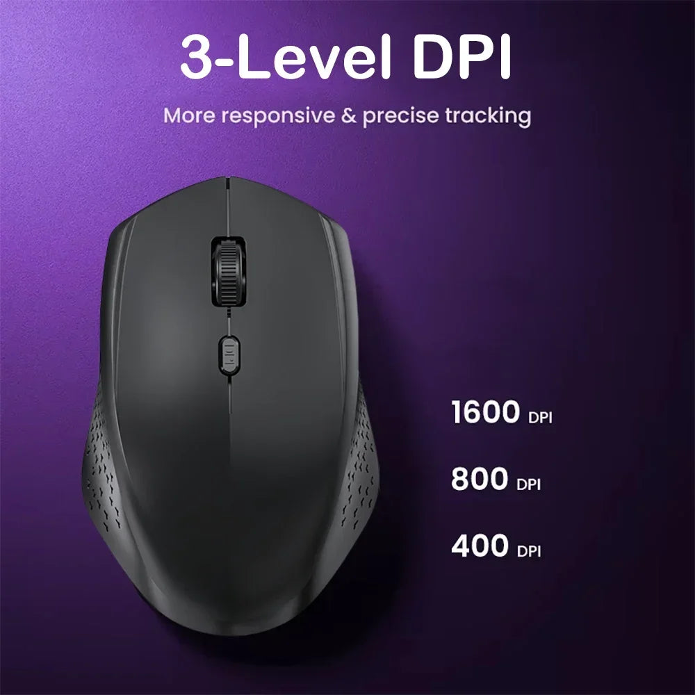 Dual-Mode 2.4G Wireless Mouse Bluetooth Mouse Office Silent Mouse Rechargeable Mice Gaming Mouse For Laptop Tablet Windows MacOS