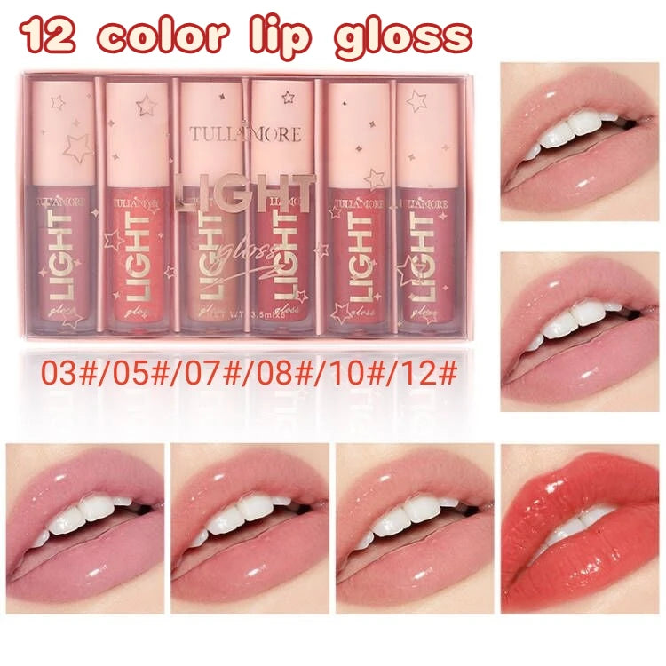12 Color Lip Gloss Set.