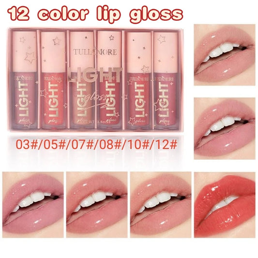 12 Color Lip Gloss Set.