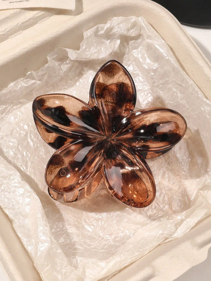 Leopard Flower Hair Clips.