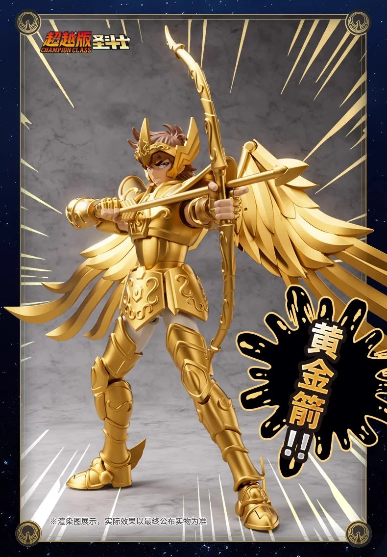Original BLOKEES Saint Seiya Sagittarius Seiya Pegasus Aiolos Tenma Pegasus Action Figure Toy Assembly Figure Toys Gift