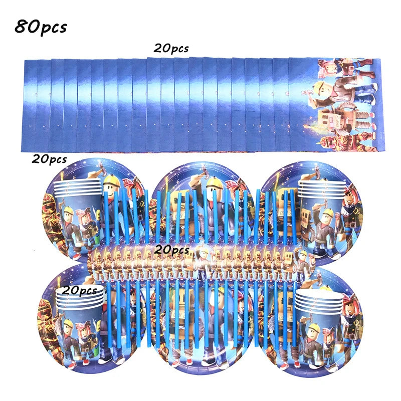 Roblox Birthday Party Decoration Set XL