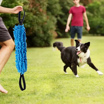 Dog Training Bite Stick Double Handle Interactive Toy Teeth Grinding Dog Training Stick Pet Dog Training Jute Sleeve Dog Toys