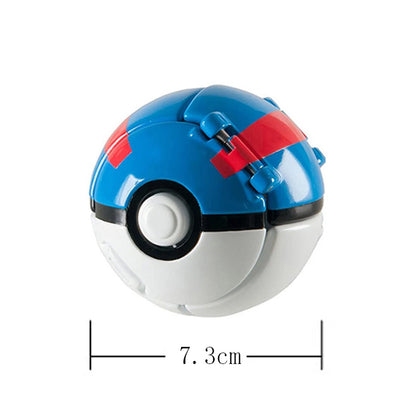 25 Styles Pokeball Figure Anime Figure Pokemon Elf Ball Toy Action Model Pikachu Mewtwo Charmander Kids Birthday Gifts Toys