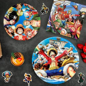 One Piece Birthday Party Supplies Set – 112pcs 🎉🏴‍☠️