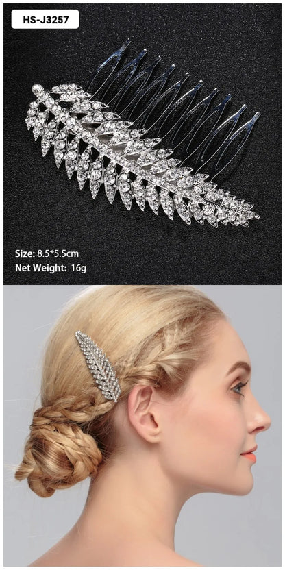 Crystal Bridal Hair Comb.