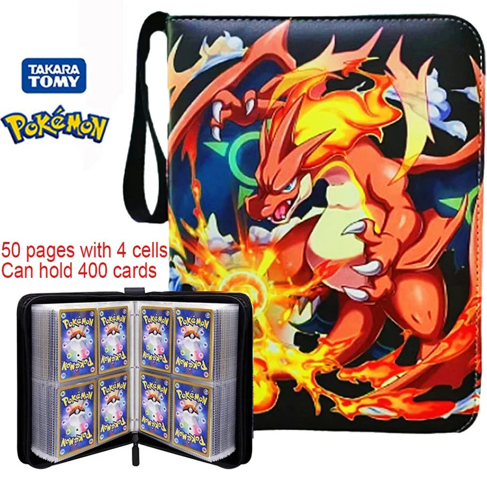 HOT Selling Pokemone Card Album PU Zipper Photo Album Collection Book Anime Figure Album Hobby File Birthday Toy Gifts In Stock