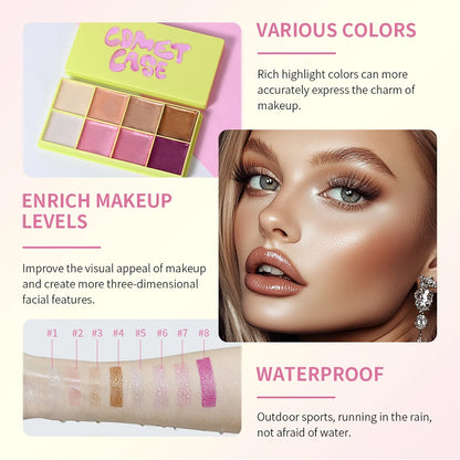 Cream Blush & Highlighter Palette