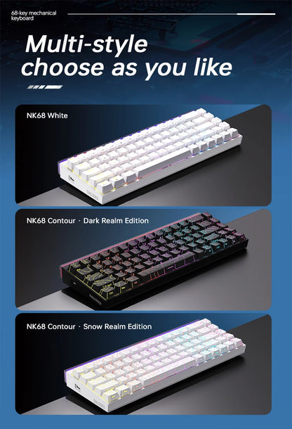 AJAZZ NK68 Wired Keyboard.