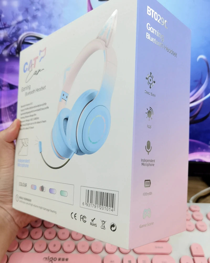 Pink Cat Headphones
