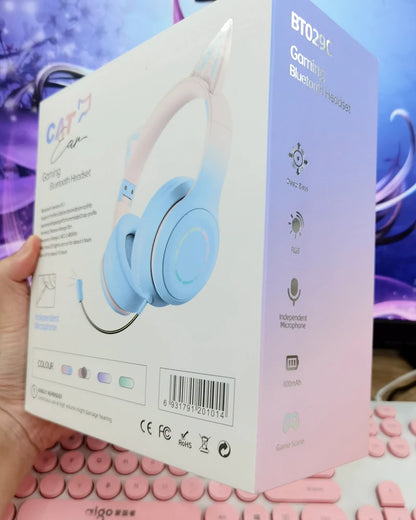 Pink Cat Headphones