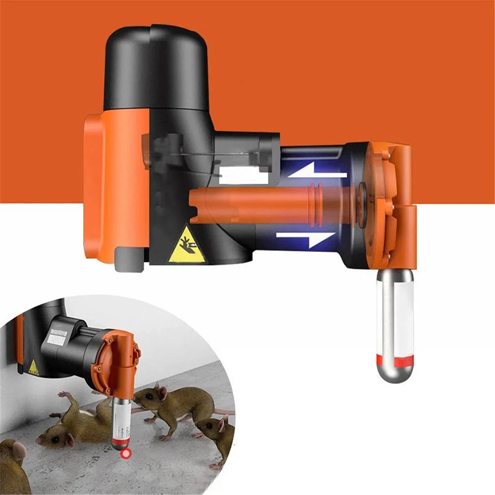 2025 Smart Automatic Humane Non-Toxic Rat and Mouse Trap Kit Rat Mouse Multi-catch Trap Machine CO2 Cylinders Humane Non-toxic