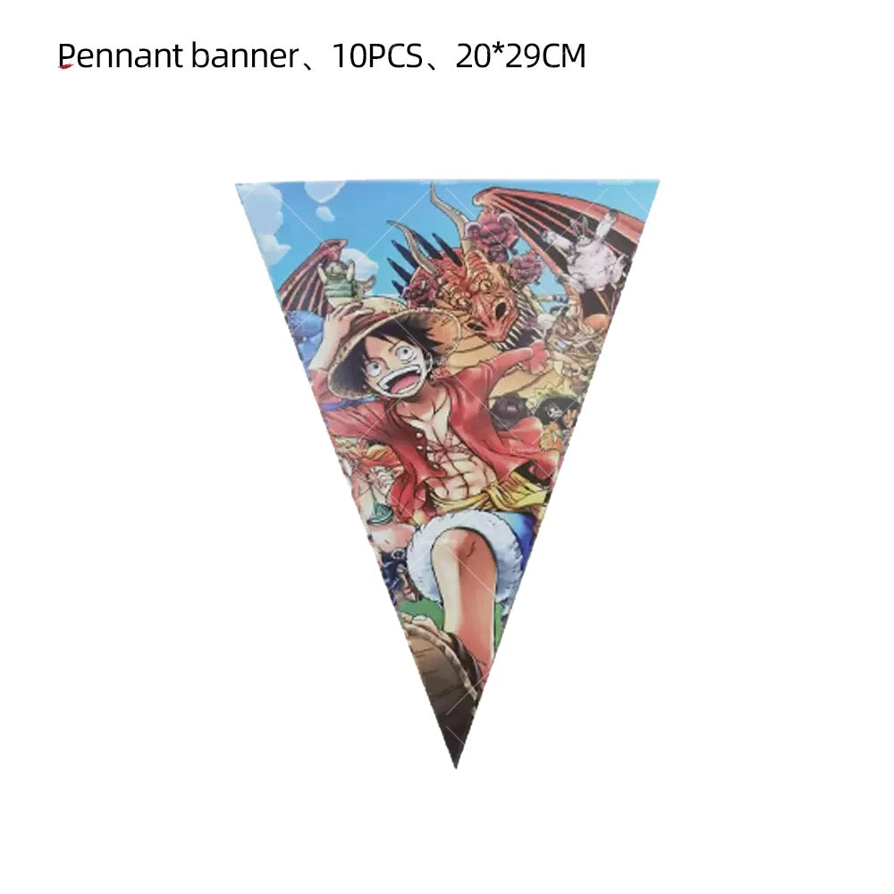 One Piece Luffy Foil & Latex Birthday Balloon Set 🎉🏴‍☠️