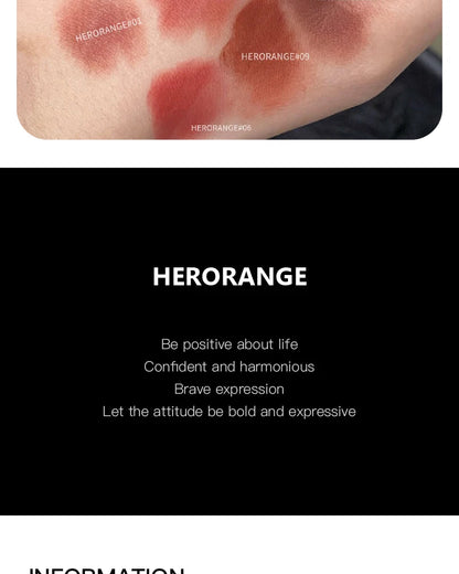 Herorange Soft Velvet Lipstick.