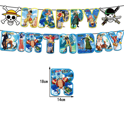 One Piece Luffy Foil & Latex Birthday Balloon Set 🎉🏴‍☠️