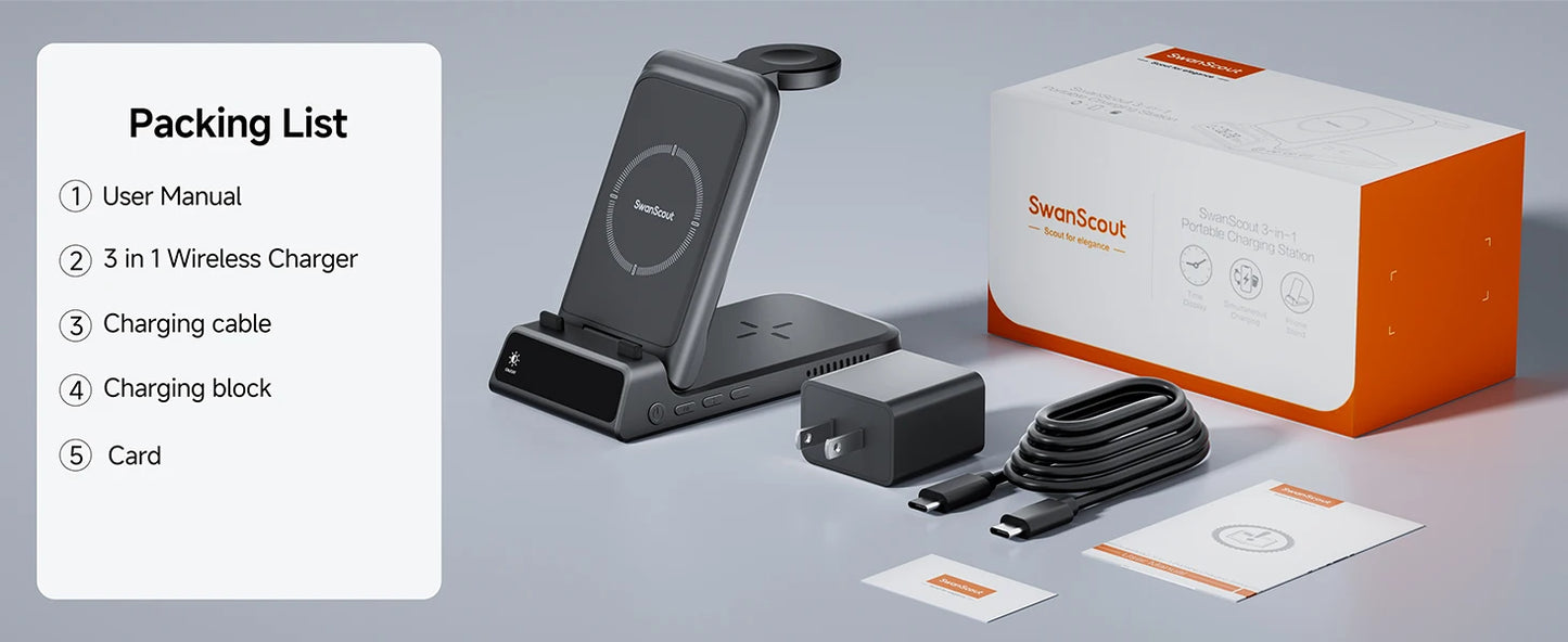 3-in-1 Charging Station.