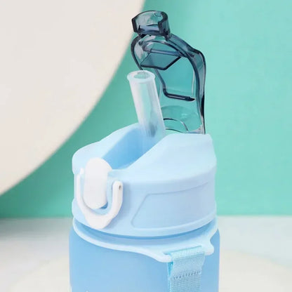Roblox Anime Cartoon Straw Drink Bottle 750ml Gradient Color Water Cup Game Student Daily Necessities Gourde Boy Holiday Gift