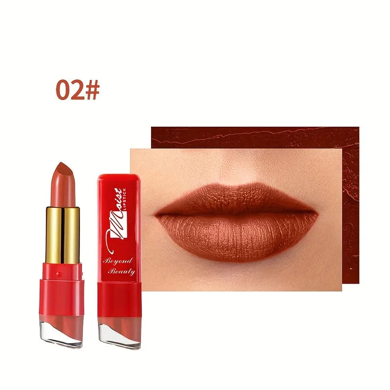 Beyond Beauty Creamy Moisturizing Lipstick: Long-Lasting Satin Finish (12 Shades)