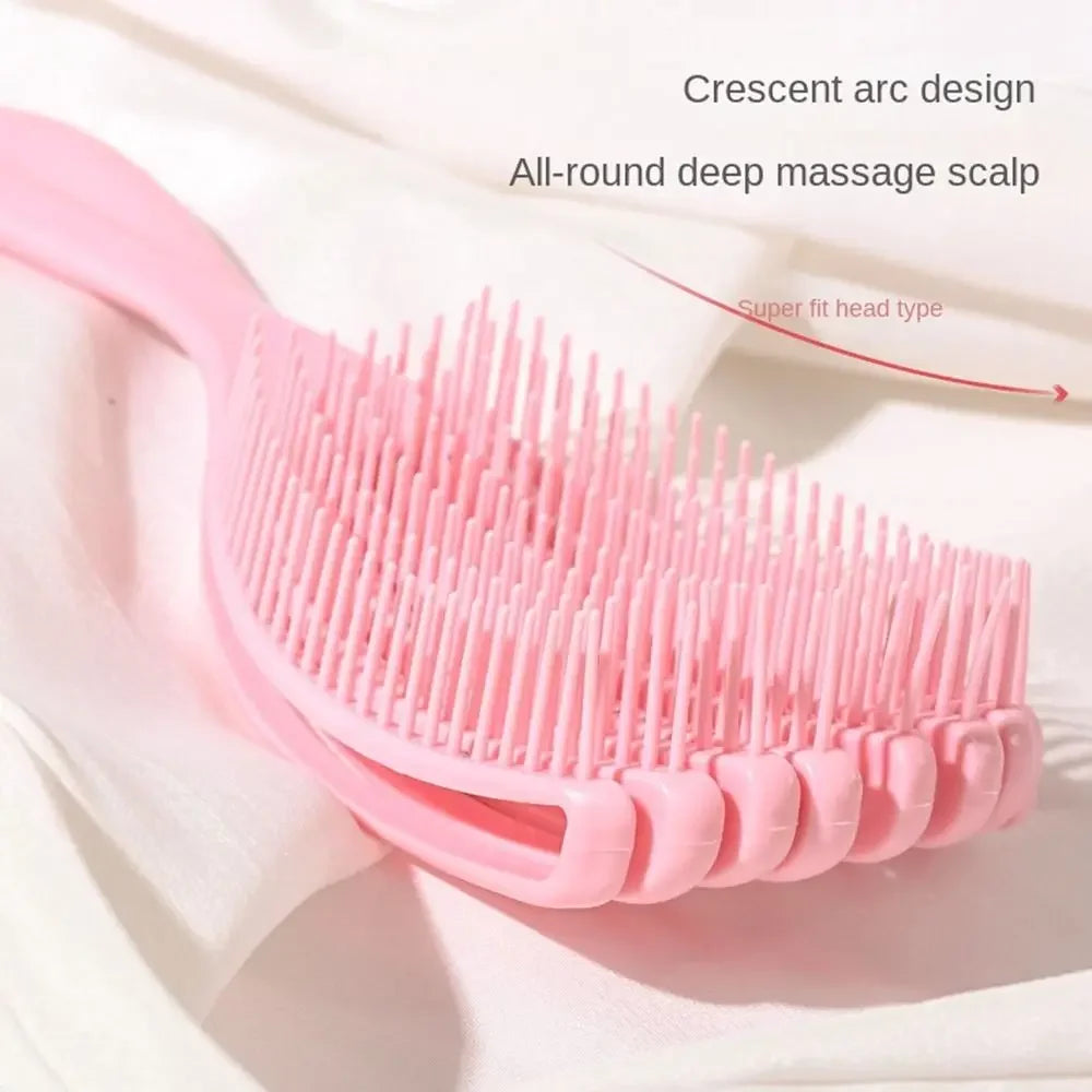 Hair Brush Octopus Hairbrush Pink Massage Detangler Brush For Curly Hair Thick Hair Care Hairbrush Styling Tools