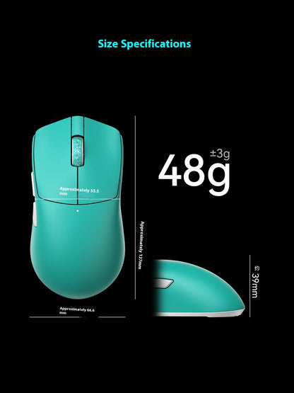 Incott 039/039Pro Wireless Mouse Tri Mod Long Battery Life Web Driver Ergonomics Lightweight Custom Office Gaming Mice PC Gifts