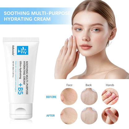 lakerain B5 Soothing Multi-Purpose Hydrating Cream: Healing Ointment for Dry & Irritated Skin