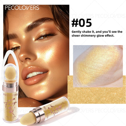 1PC Multifunctional Glitter Powder, Highlighter for Face, Body and Eyes, Brightening Glitter Powder,Suitable for Holiday Makeup