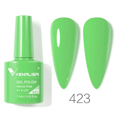 Venalisa VIP4 Nail Gel Polish HEMA/TPO FREE Full Coverage Beautiful Semi Permanent Soak Off UV LED Gel Nail Polish Gel Lacquer