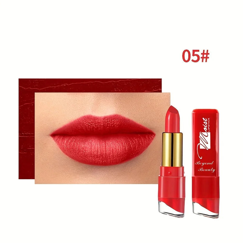 Beyond Beauty Creamy Moisturizing Lipstick: Long-Lasting Satin Finish (12 Shades)