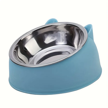 Elevated Stainless Steel Cat Bowl