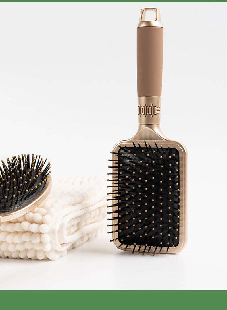 CALIYI Hair Massage Air Cushion Comb Brush Scalp Hairbrush Detangle Anti Static Salon SPA Hairdressing Styling Tool Oval Round