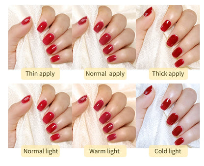 BORN PRETTY 30ml Milky White Hard Gel Jelly Nail Extension Gel Nail Polish Clear Acrylic Nail Color Soak Off UV Construction Gel