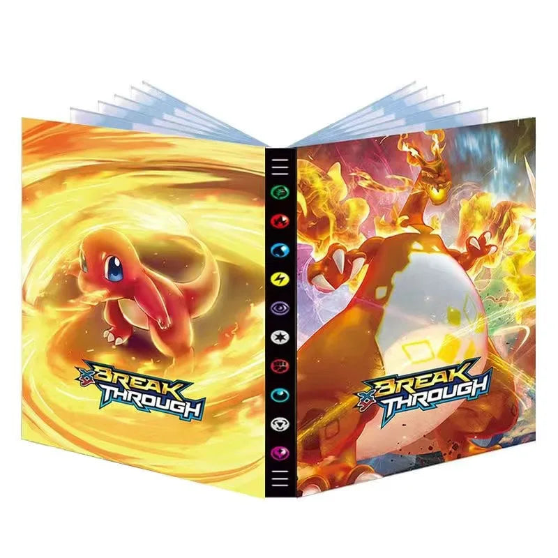 Pokemon Transparent Card Binder Album 4 Pocket 9 Pocket