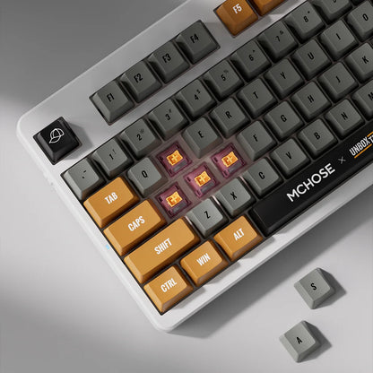 MCHOSE x Unbox Therapy - UT98 Mechanical Keyboard Wireless Quiet Offices KeyboardRGB Backlit Customized Gaming Silent Keyboard