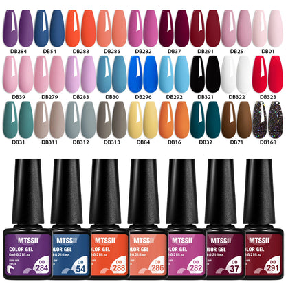 27pcs Gel Nail Polish Set Pink Red Glitter Semi Permanent UV Gel Polish Kits All For Manicure Soak Off Vernis DIY Nail Supplies