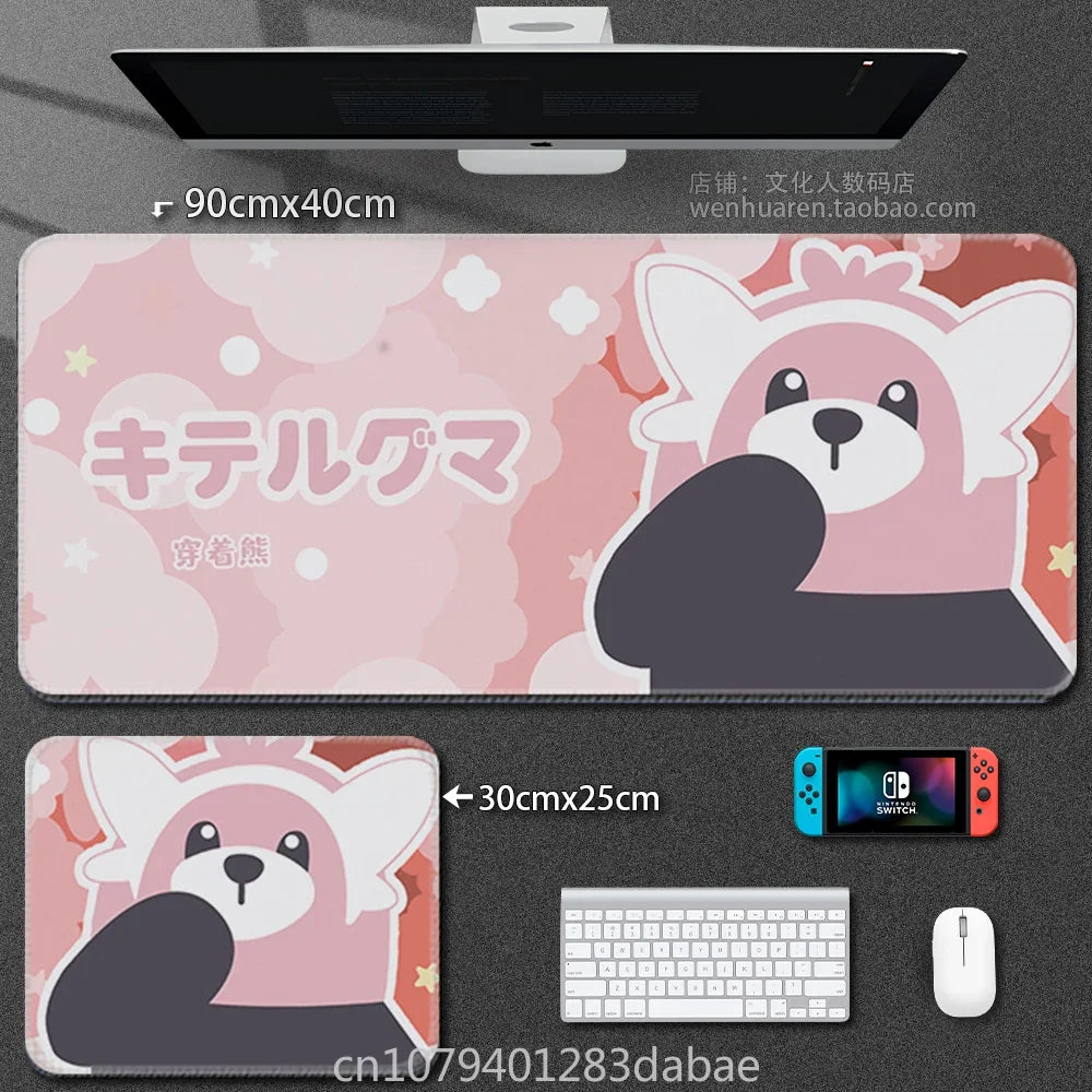 Leather Pokémon Pikachu Keyboard Pad Boy Girl Super Handsome Table Mat Cute Table Mat Computer Accessories PC Game Mouse Pad