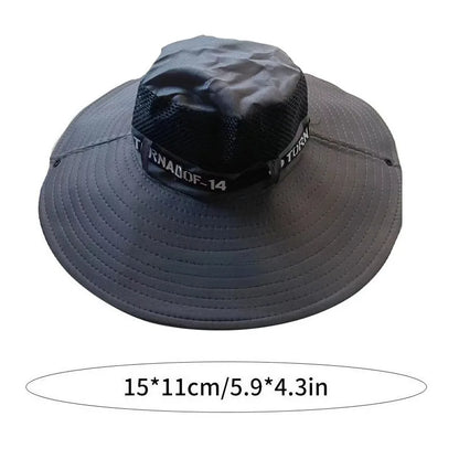 Summer Large Sun Hat Men Women Breathable Fishing Caps Sun UV Protection Mesh Fisherman Hat Hiking Outdoor Beach Cap