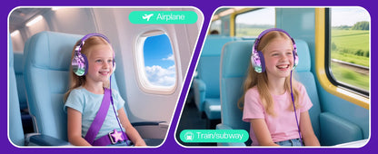 Kids Wired Headphones For School