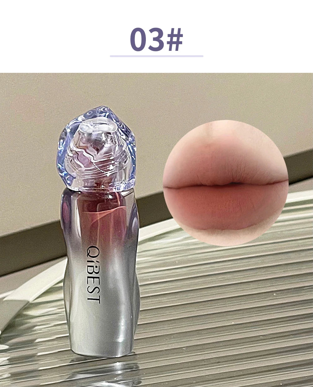 QIBEST Velvet Liquid Lipstick.