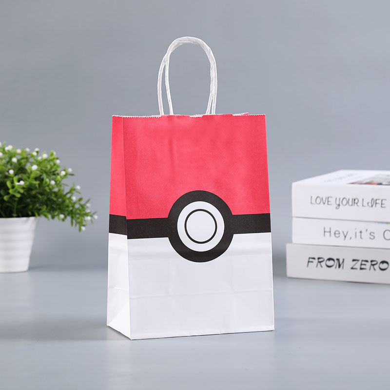 Pokemon Pokeball Paper Gift Bags