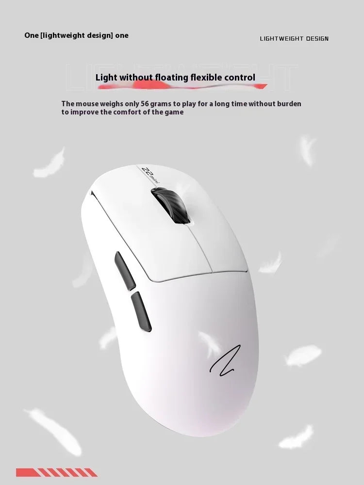 Zaopin Z2 Mini Wireless Mouse 3modes 8k Paw3950  Bluetooth Game Mouse Nordic 52840 Lightweight Customized Gaming Accessory Gifts