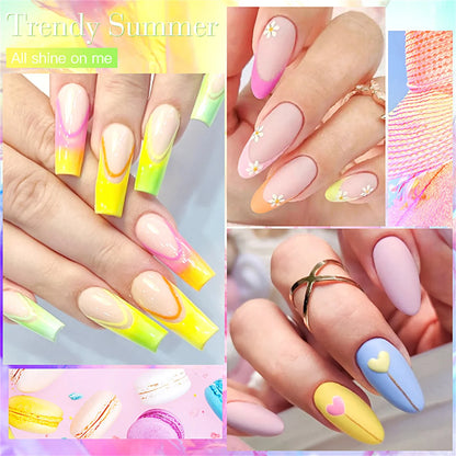 27pcs Gel Nail Polish Set Pink Red Glitter Semi Permanent UV Gel Polish Kits All For Manicure Soak Off Vernis DIY Nail Supplies