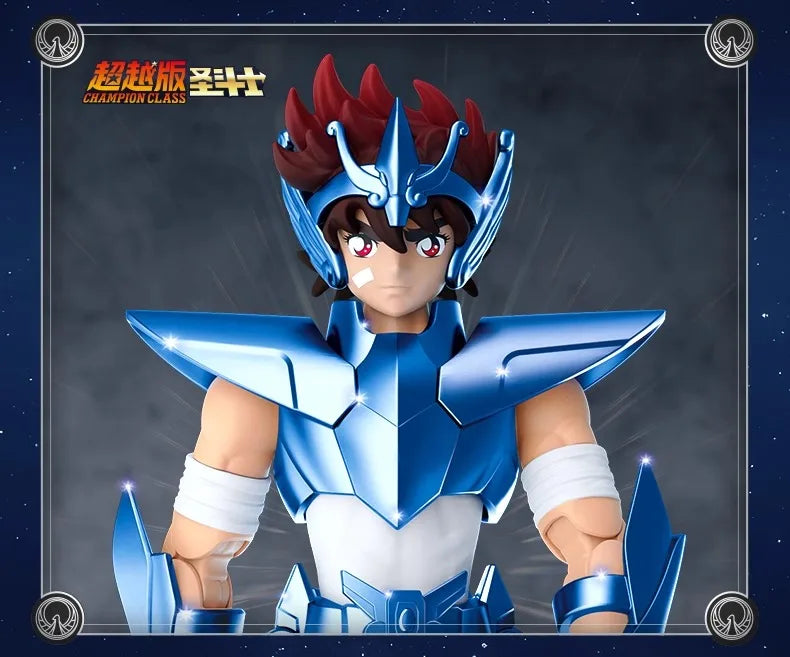 Original BLOKEES Saint Seiya Sagittarius Seiya Pegasus Aiolos Tenma Pegasus Action Figure Toy Assembly Figure Toys Gift