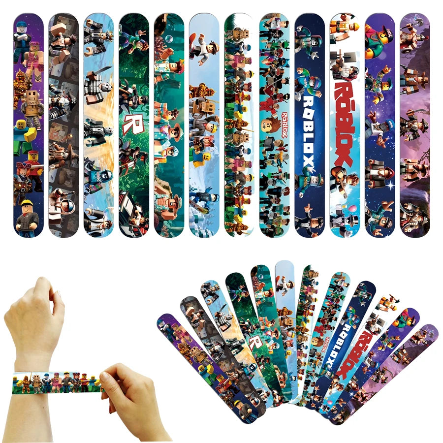 Roblox Theme Party Supplies Birthday Decorations Tableware Paper Cups Balloon Tablecloth Gift Bag Banner Cake Topper Baby Shower