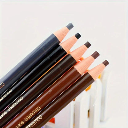 Professional Peel-Off Eyebrow Pencil: Waterproof Long-Lasting Pull-Line Enhancer