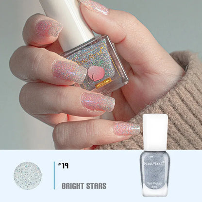 40 Colors Water-Based Nail Polish