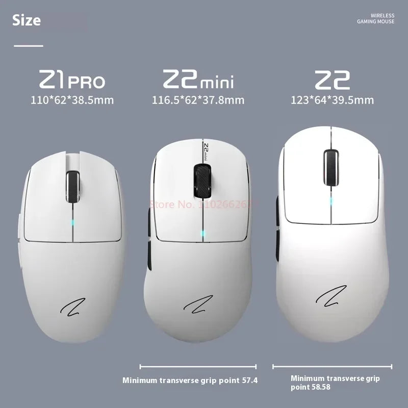 Zaopin Z2 Mini Wireless Mouse 3modes 8k Paw3950  Bluetooth Game Mouse Nordic 52840 Lightweight Customized Gaming Accessory Gifts
